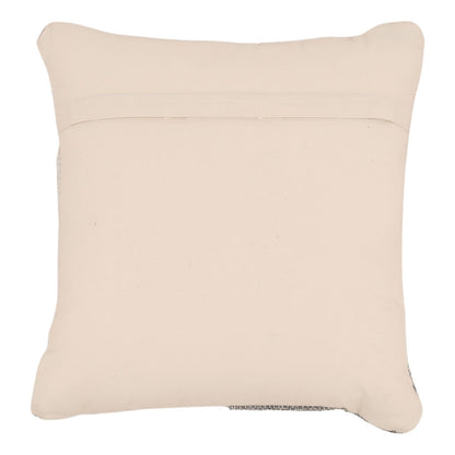 Grey Handwoven Punja Kilim PET Yarn Cover Pillow 20 in Wide