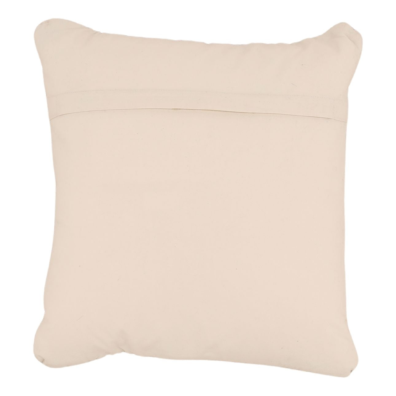 Ivory Handwoven Olefin Fabric Cover Pillow 20 in Wide