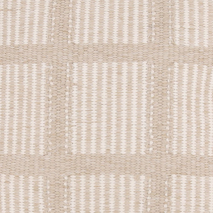 Ivory Handwoven Olefin Fabric Cover Pillow 20 in Wide