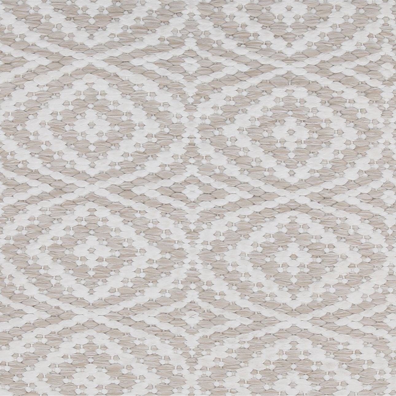 Beige Handwoven Olefin Fabric Cover Pillow 20 in Wide