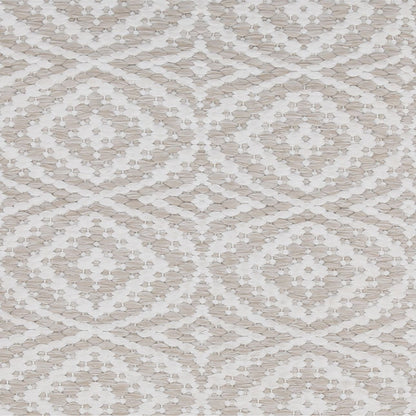 Beige Handwoven Olefin Fabric Cover Pillow 20 in Wide