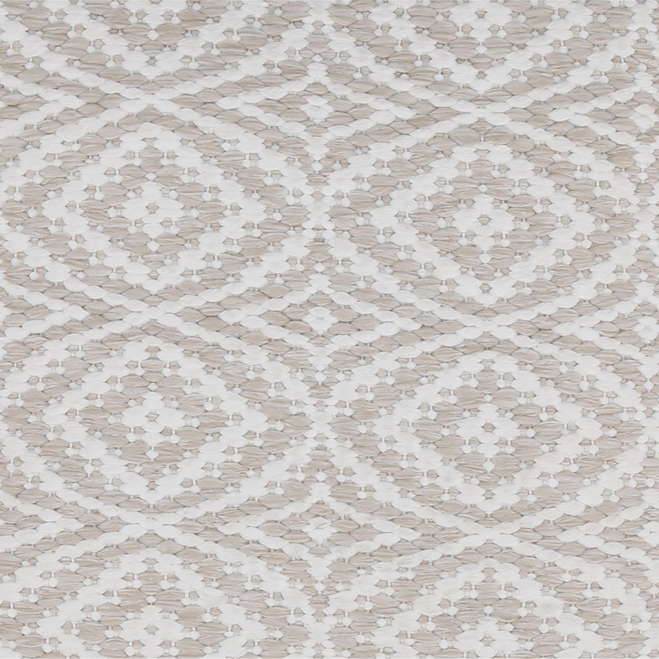 Beige Handwoven Olefin Fabric Cover Pillow 20 in Wide