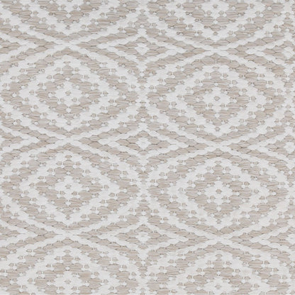 Beige Handwoven Olefin Fabric Cover Pillow 20 in Wide