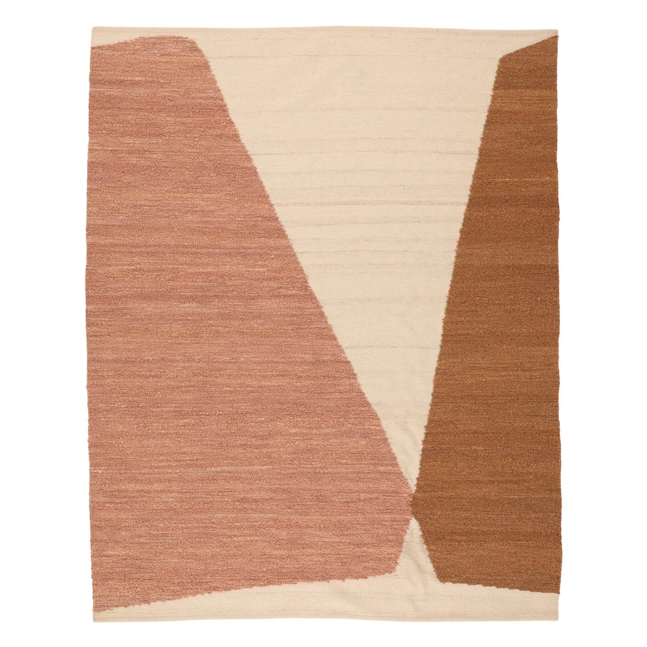 Multicolor Handwoven Wool Rug 72 in Wide