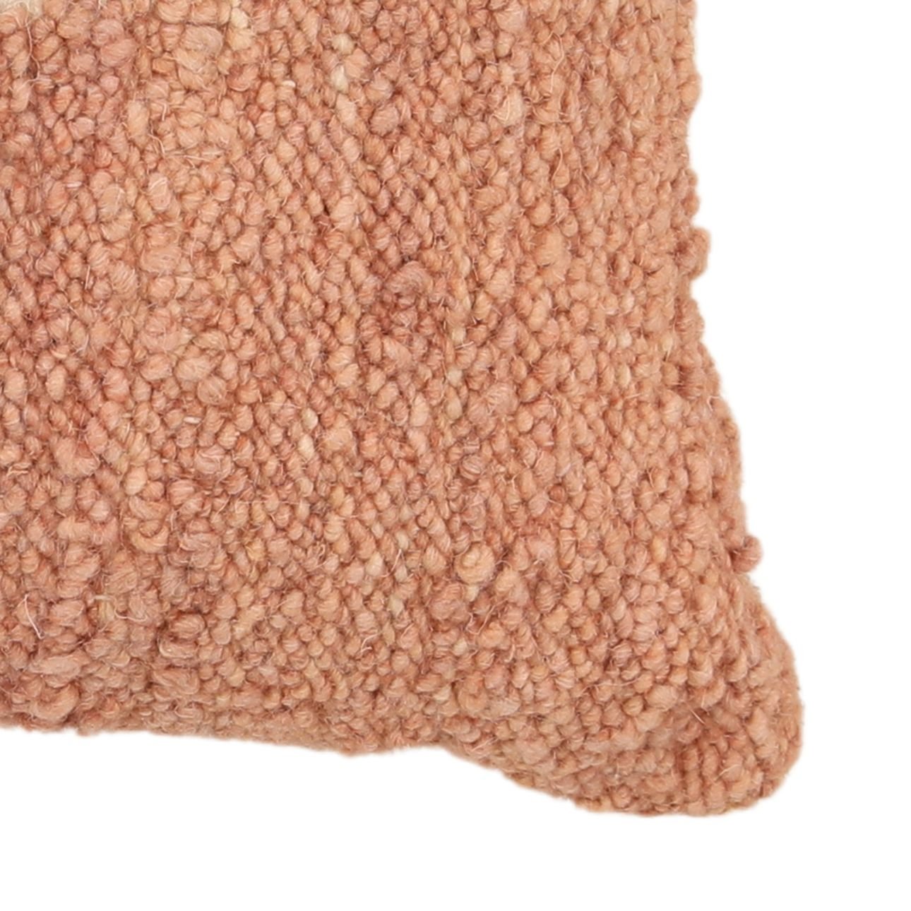 Multicolor Handwoven Wool Pillow 24 in Wide
