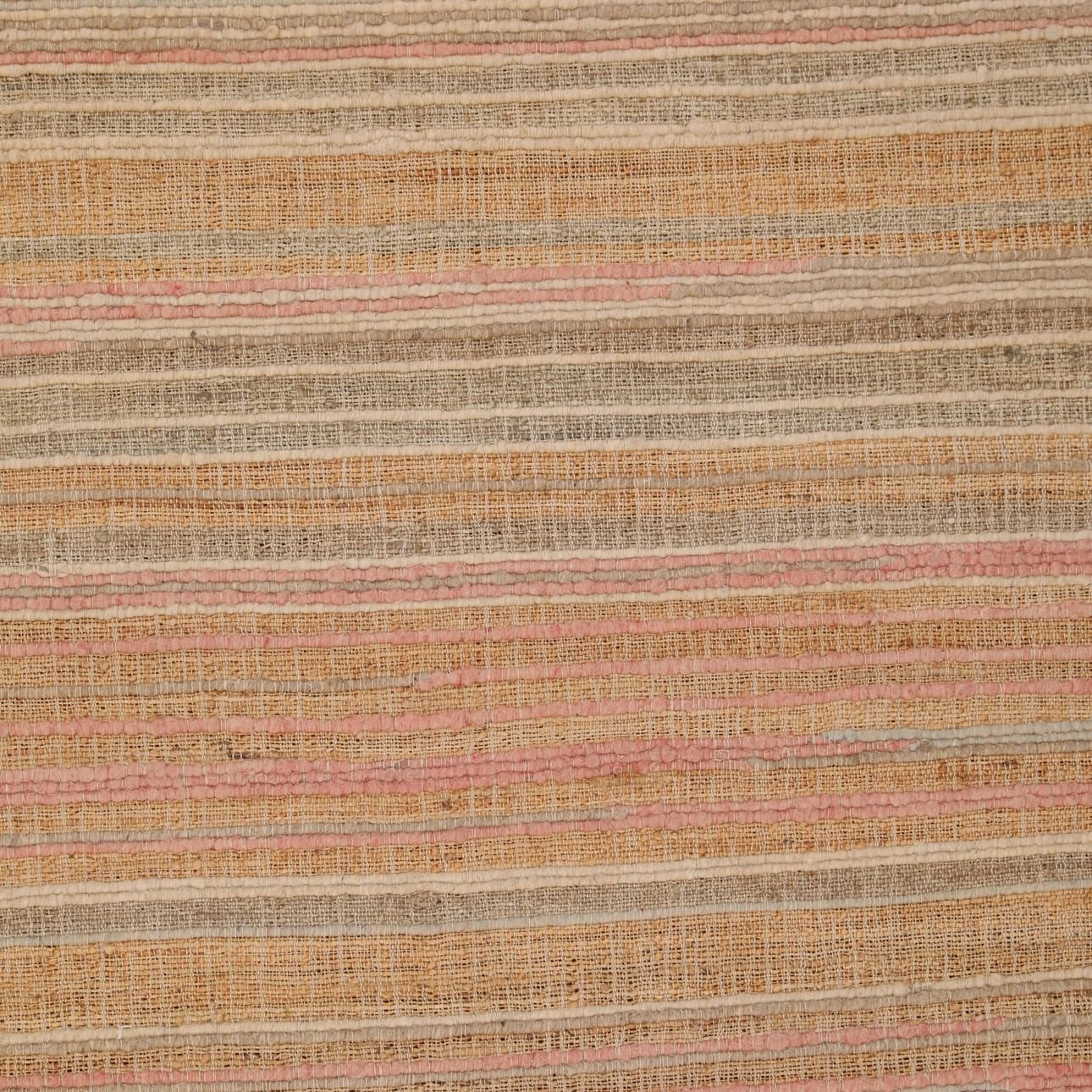 Multicolor Handwoven Punja Kilim Jute and Wool Rug 72 in Wide