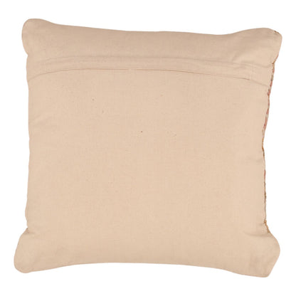 Multicolor Handwoven Punja Kilim Jute and Wool Pillow 20 in Wide