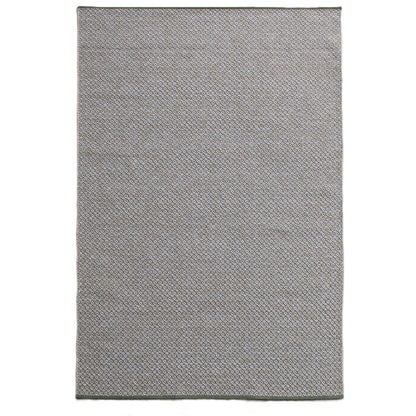 Green Jacquard Woven Olefin Rug 72 in Wide