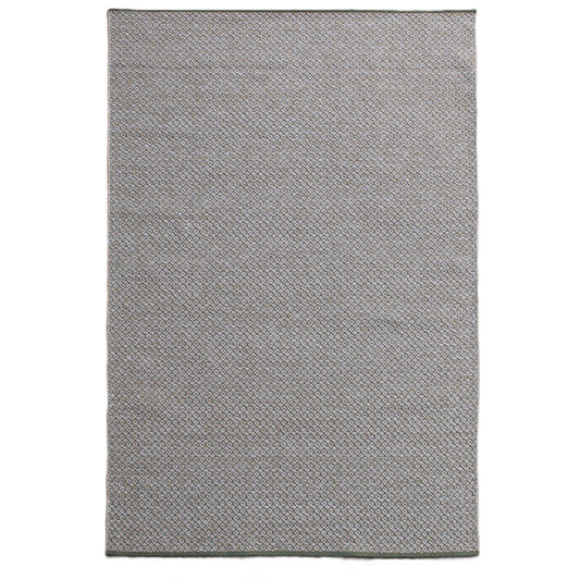 Green Jacquard Woven Olefin Rug 72 in Wide
