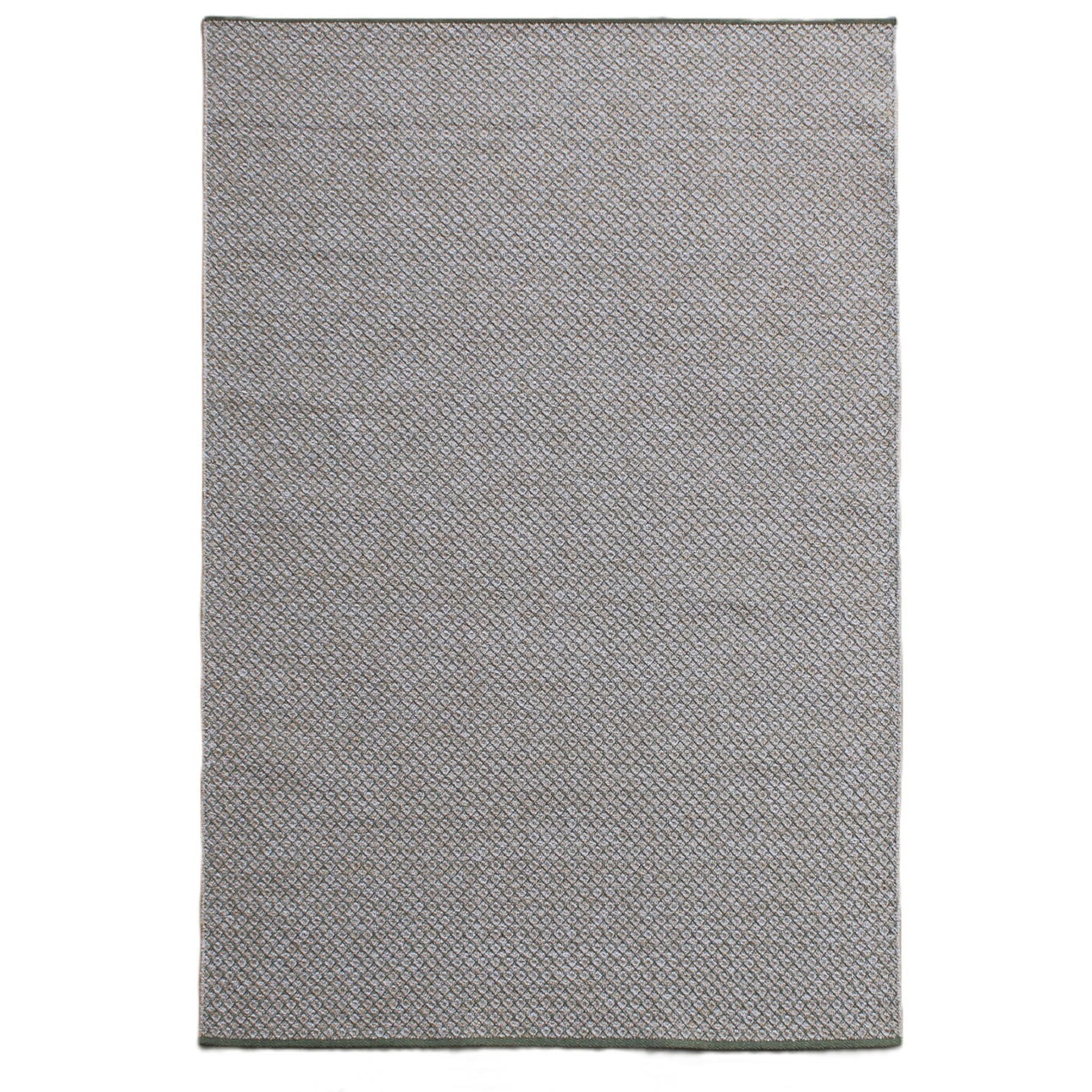 Green Jacquard Woven Olefin Rug 72 in Wide
