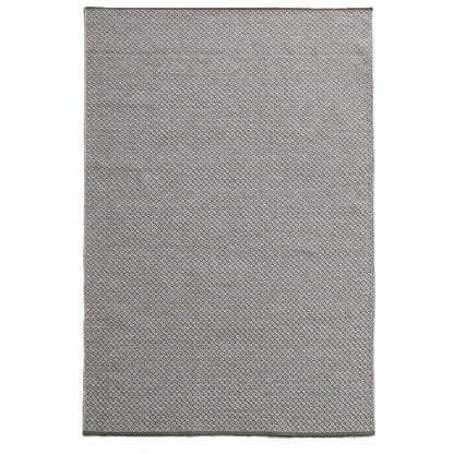Green Jacquard Woven Olefin Rug 72 in Wide