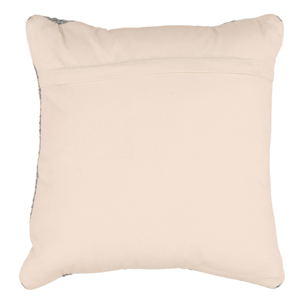 Blue Handwoven PET Yarn Pillow 20 in Wide