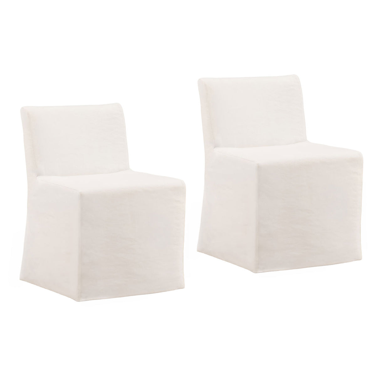 Aberwood solid hardwood dining chair — front three-quarter view showing clean lines and wood grain