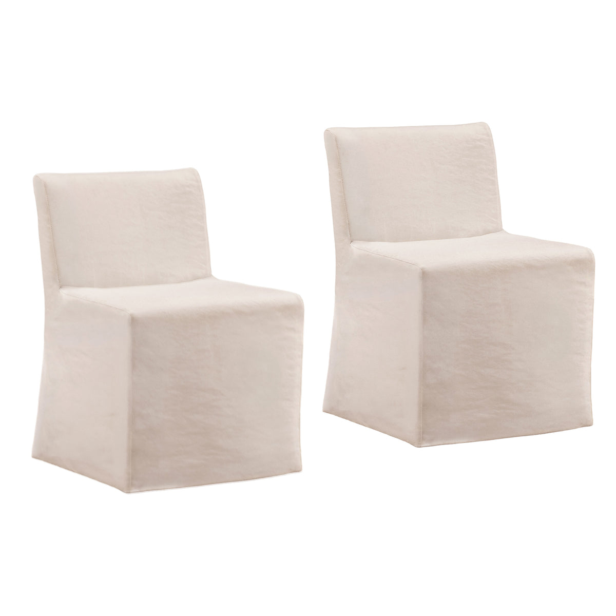 Overhead angle of Aberwood dining chair showing 22-inch seat width