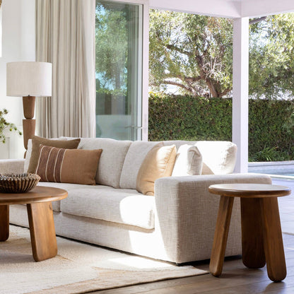 Brown Mango Wood Table 20 in Wide
