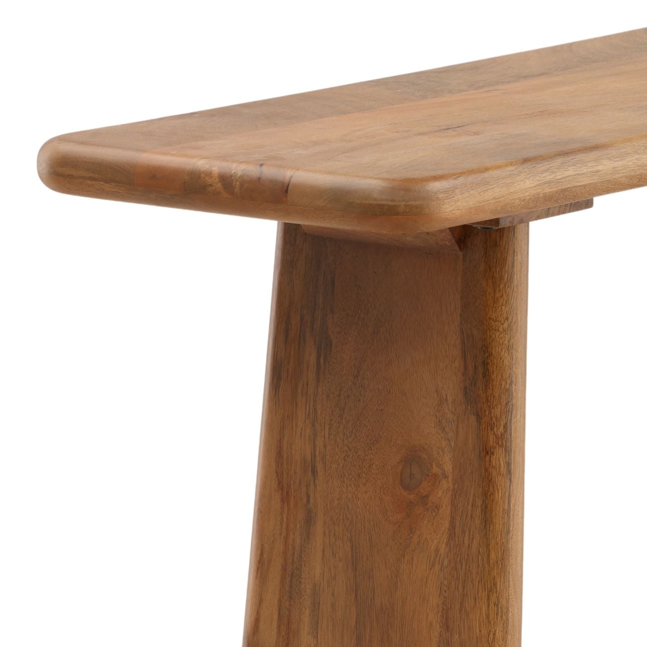 Brown Mango Wood Console 59 in Wide