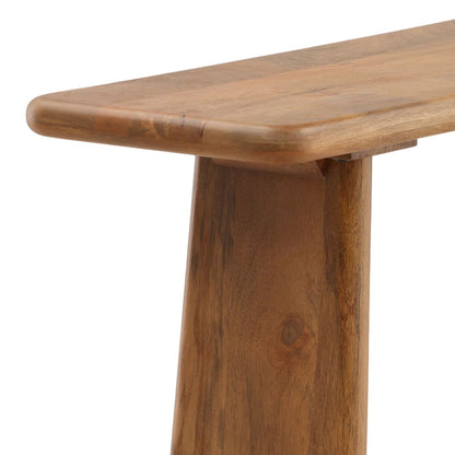 Brown Mango Wood Console 59 in Wide
