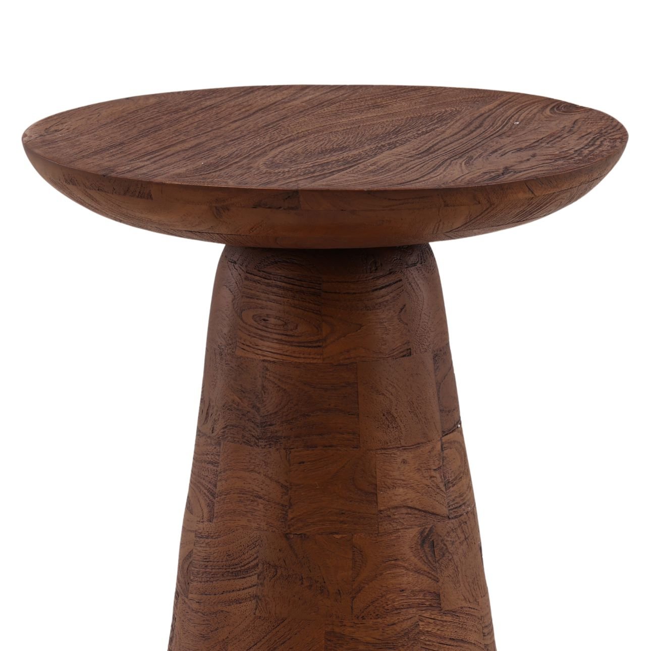 Brown Mango Wood Table 18 in Wide