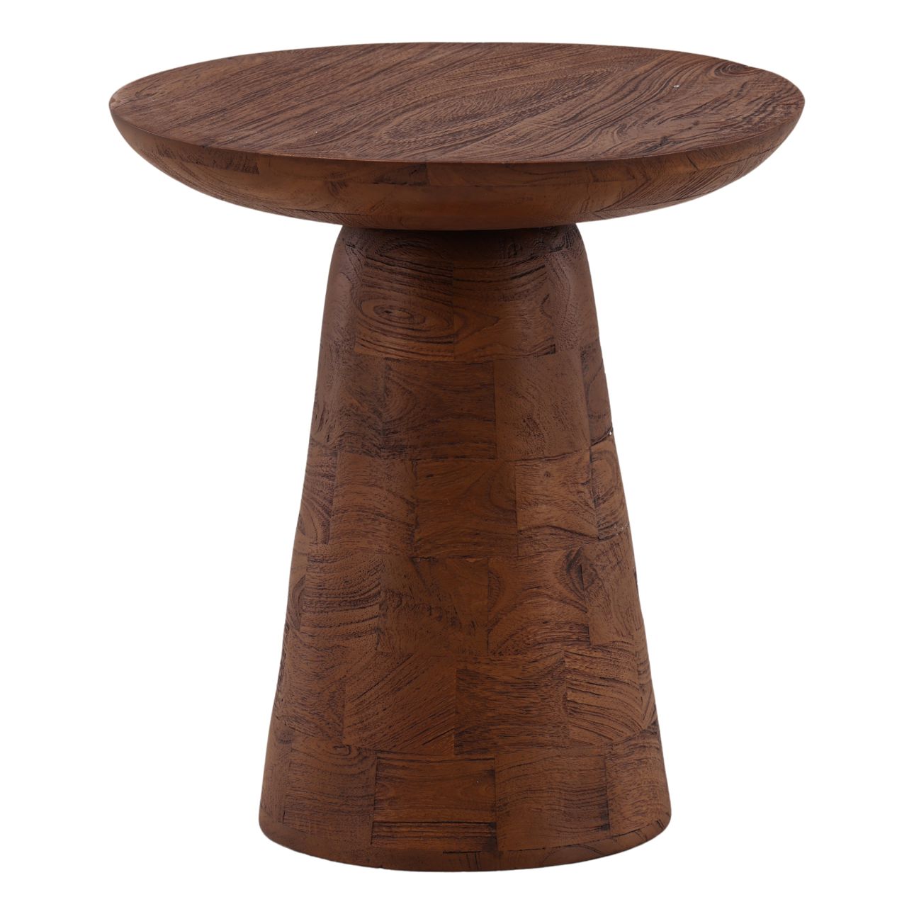 Brown Mango Wood Table 18 in Wide