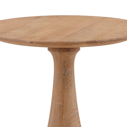 Light Natural Mango Wood Table 20 in Wide