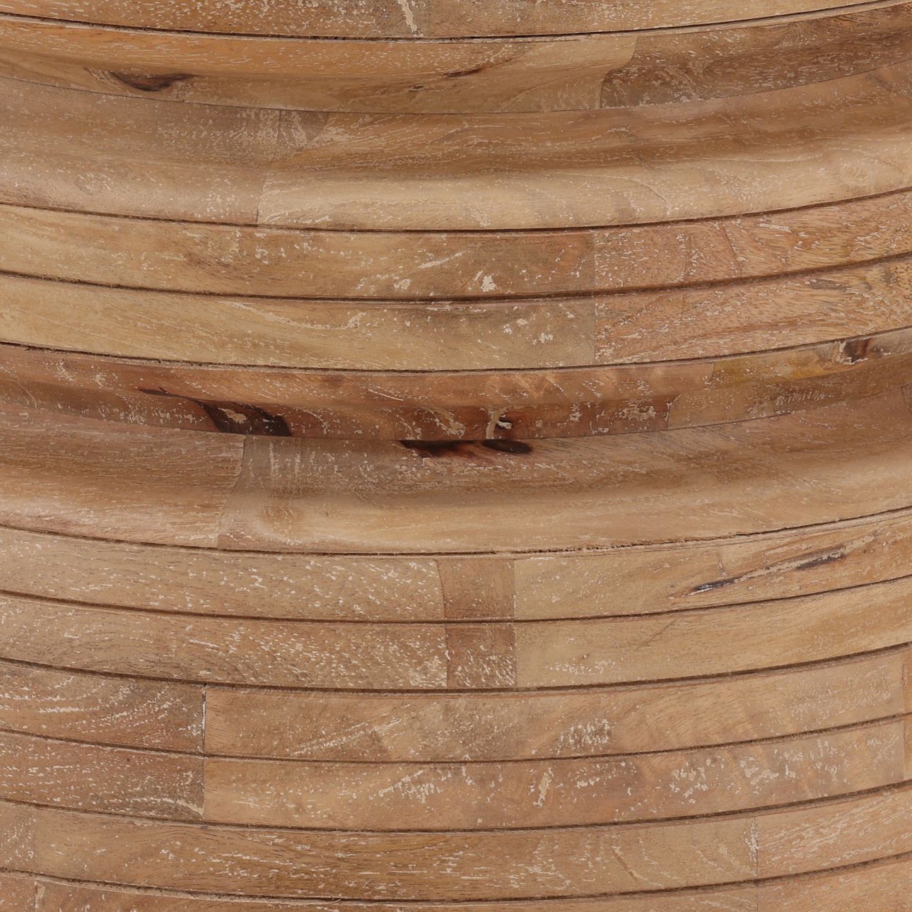 Light Natural Mango Wood Table 16 in Wide