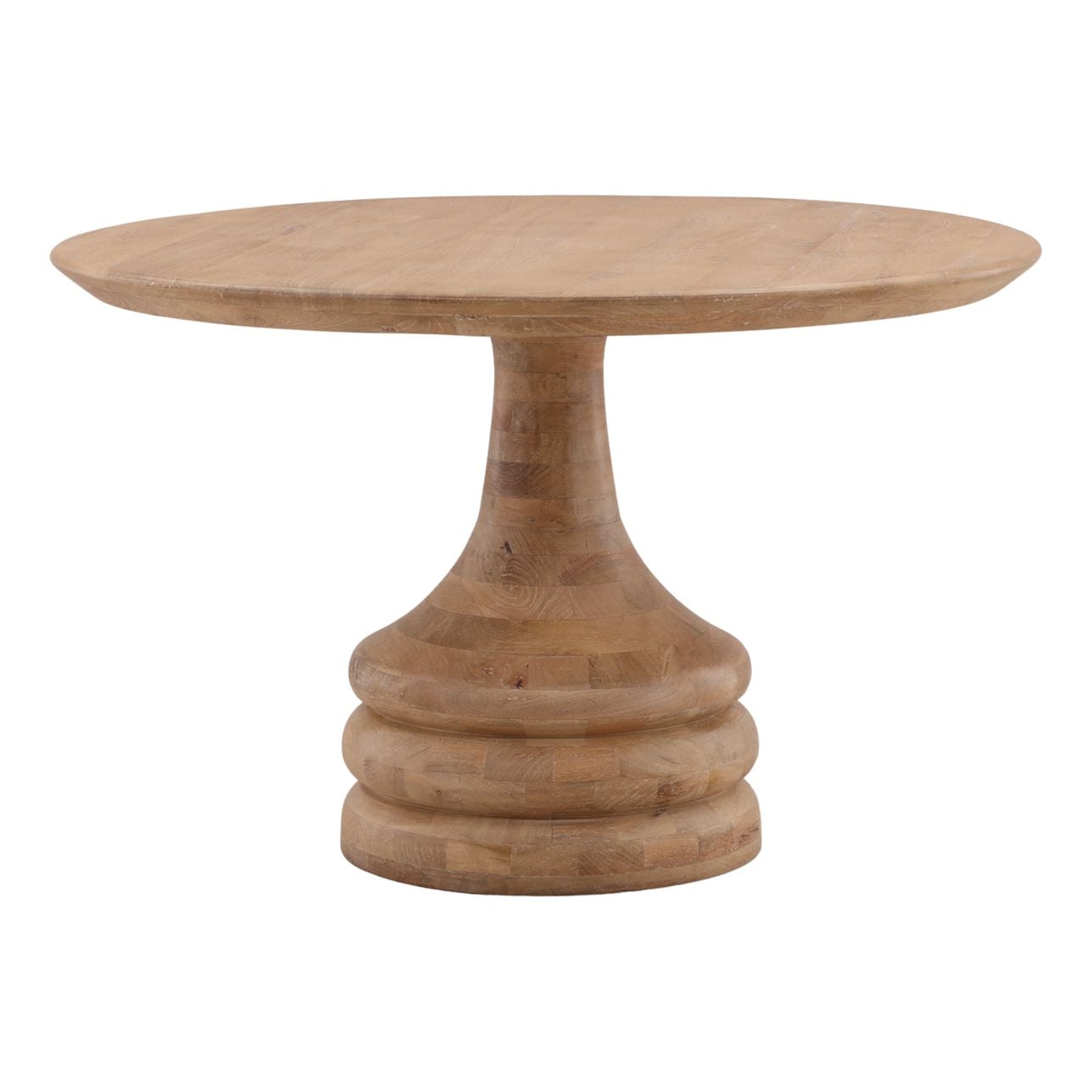 Light Natural Mango Wood Table 48 in Wide