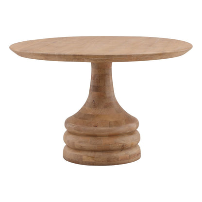 Light Natural Mango Wood Table 48 in Wide