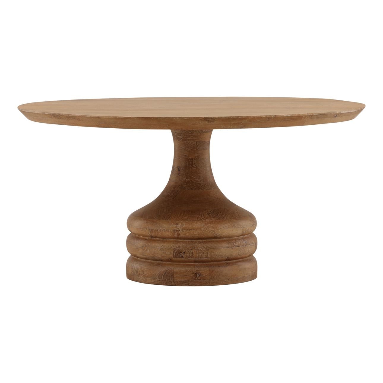 Light Natural Mango Wood Table 48 in Wide
