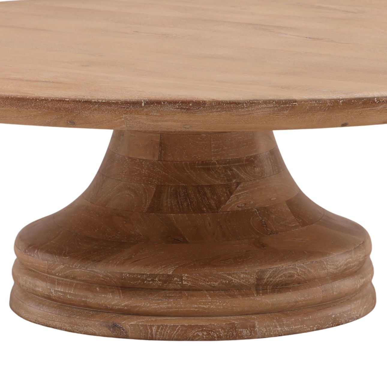 Light Natural Mango Wood Table 48 in Wide
