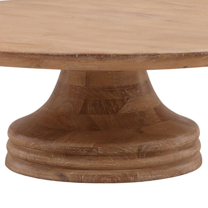 Light Natural Mango Wood Table 48 in Wide