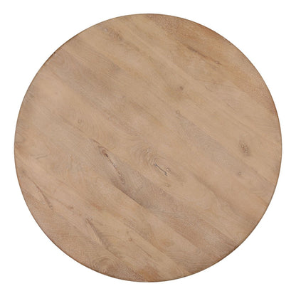 Light Natural Mango Wood Table 48 in Wide