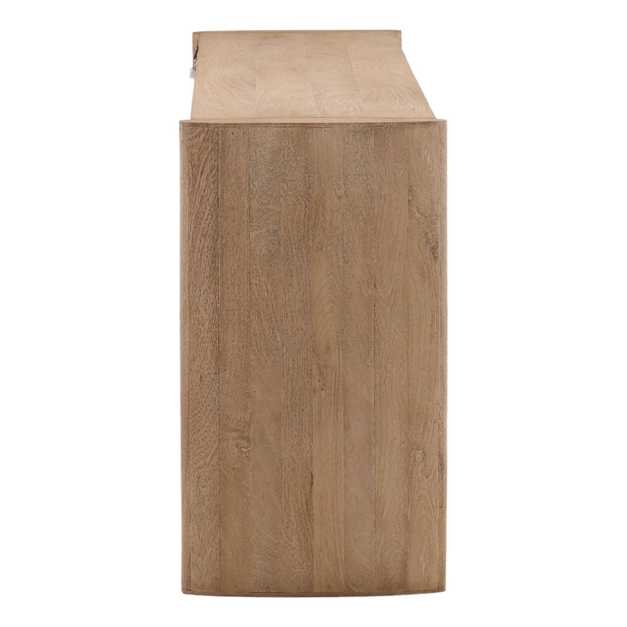 Light Natural Mango Wood Sideboard 94.5 in Wide