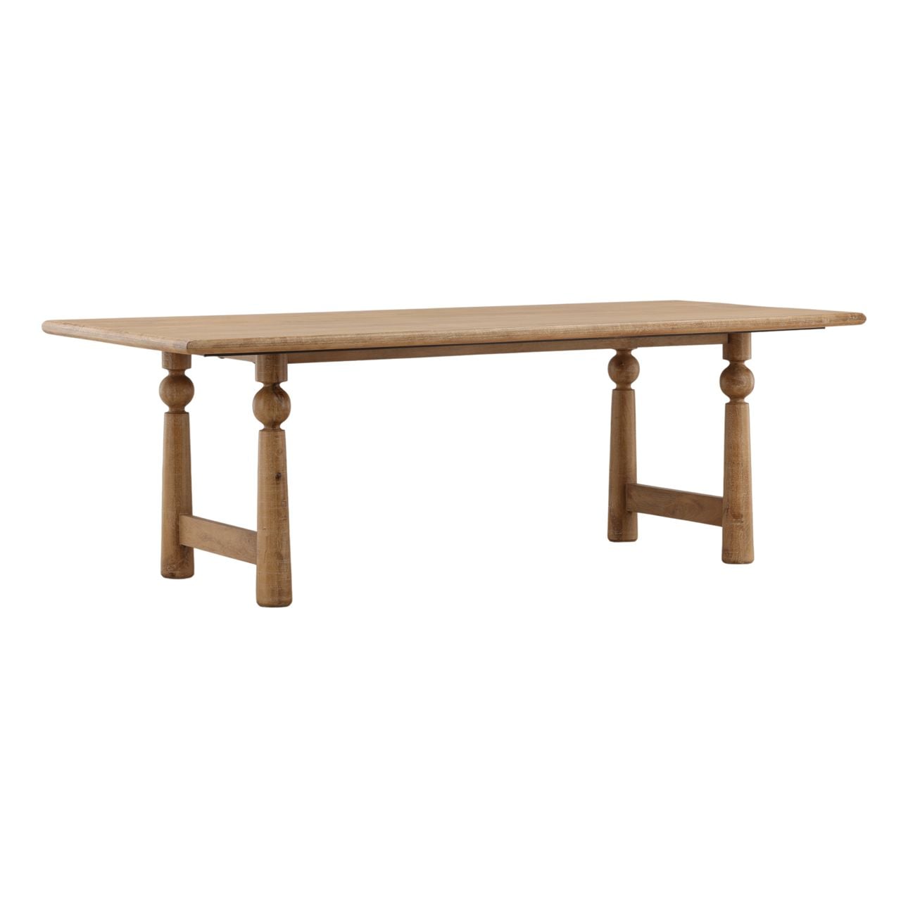 Light Natural Mango Wood Table 90 in Wide