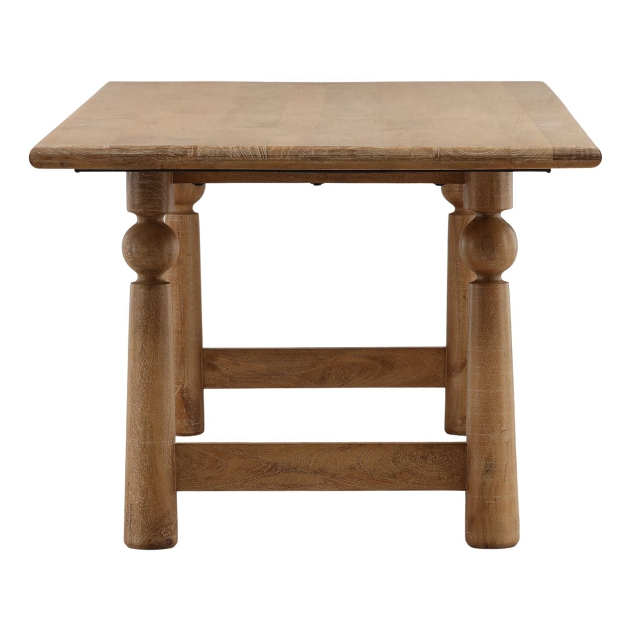 Light Natural Mango Wood Table 90 in Wide