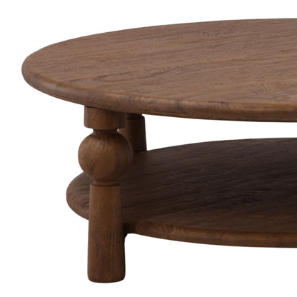 Bramwood Coffee Table styled in a living room with sectional sofa