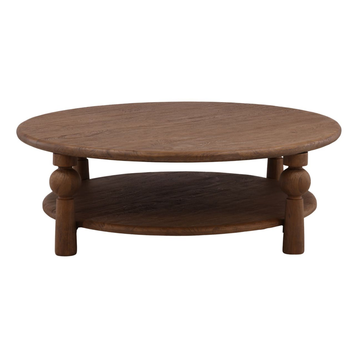 Bramwood Coffee Table — natural mango wood grain detail on square tabletop
