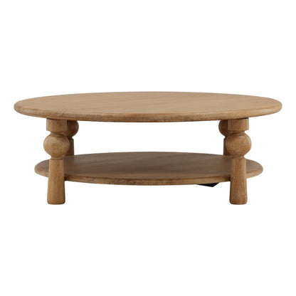 Light Natural Mango Wood Table 48 in Wide