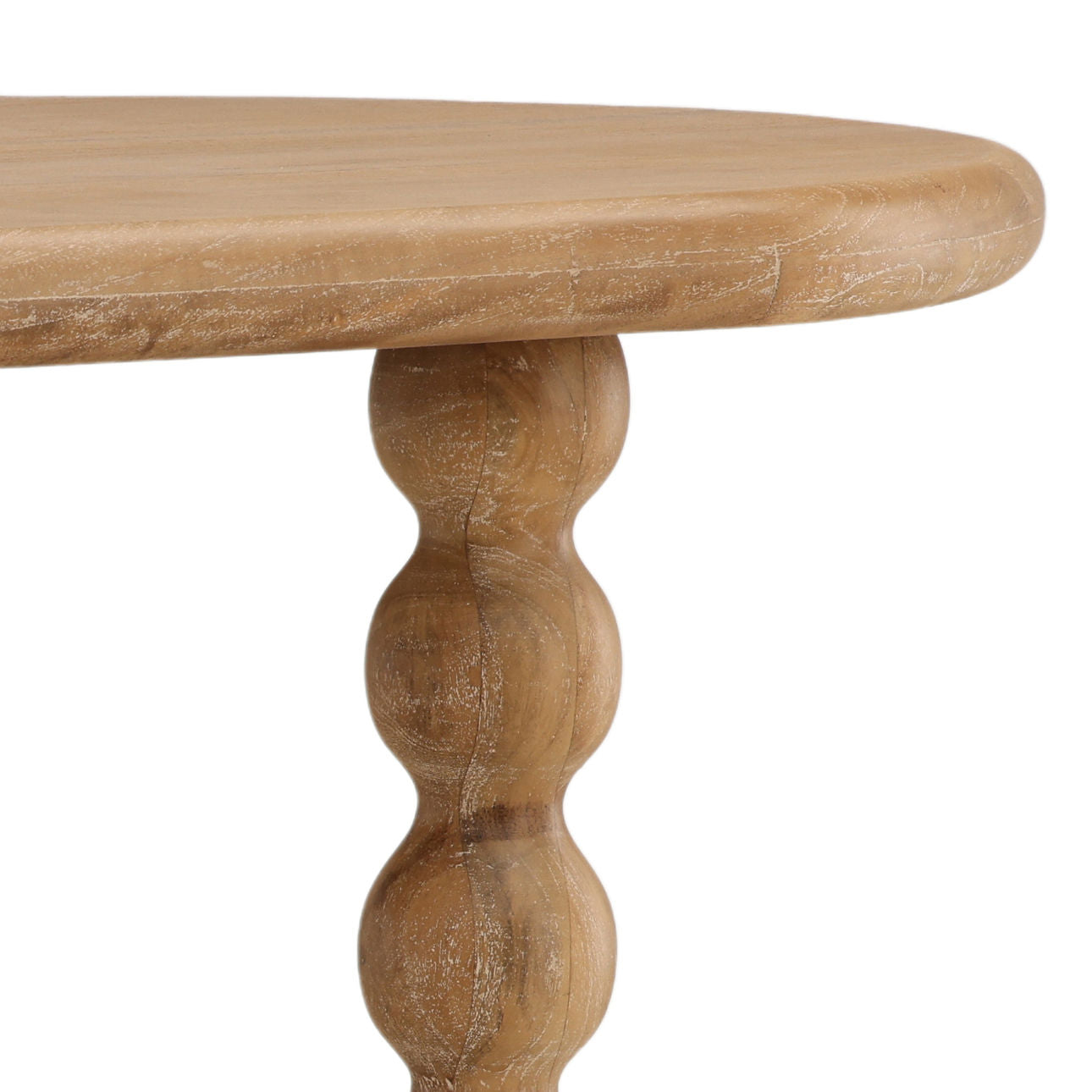 Light Natural Mango Wood Table 78 in Wide