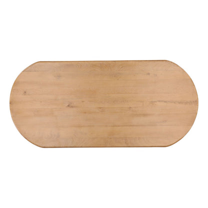 Light Natural Mango Wood Table 78 in Wide