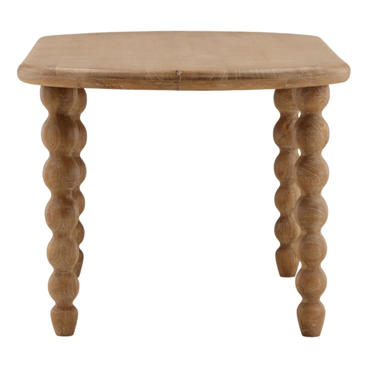 Light Natural Mango Wood Table 78 in Wide