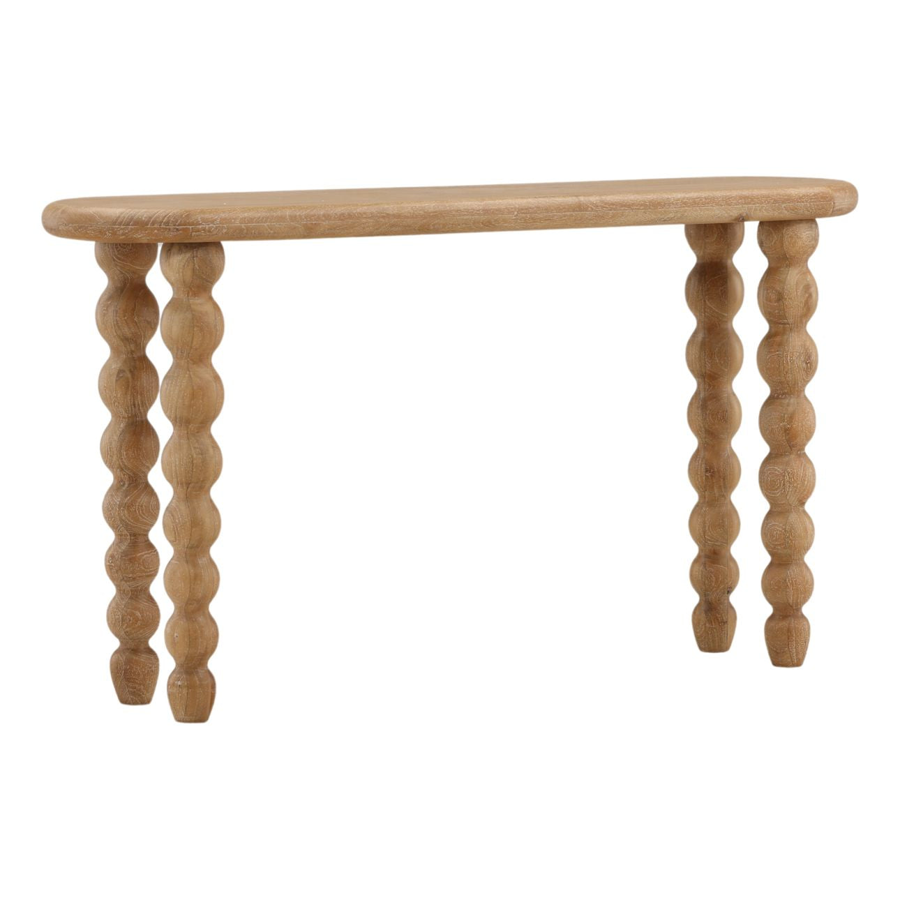 Light Natural Mango Wood Table 59 in Wide