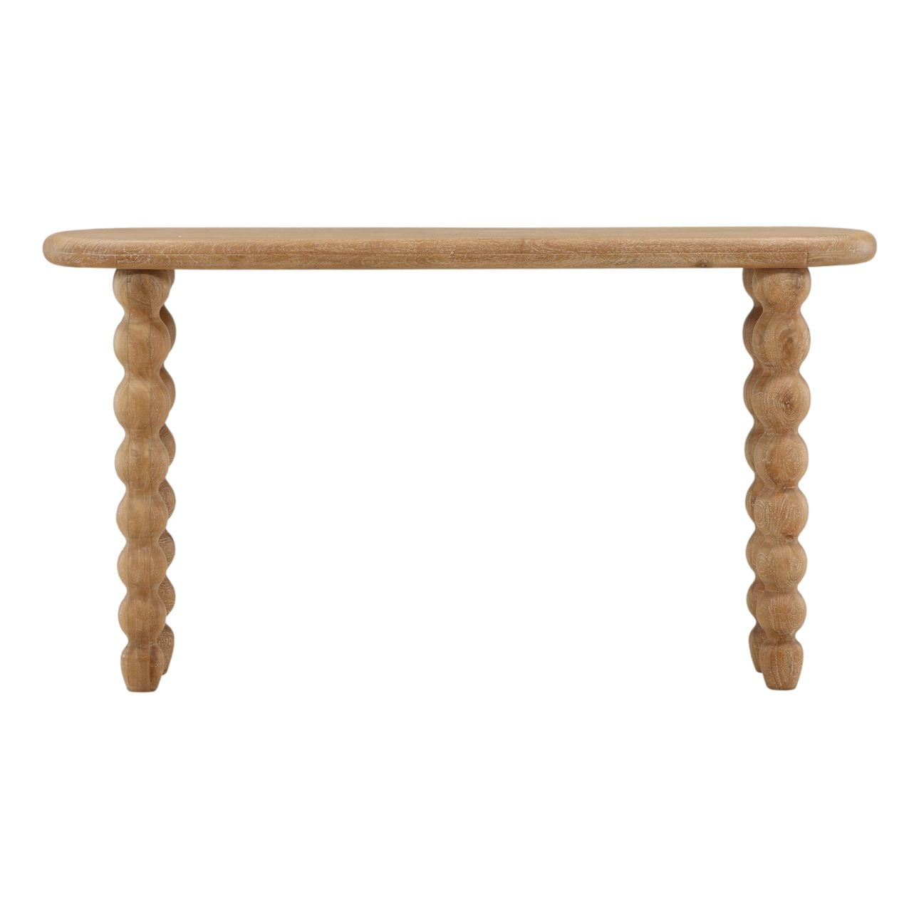 Light Natural Mango Wood Table 59 in Wide