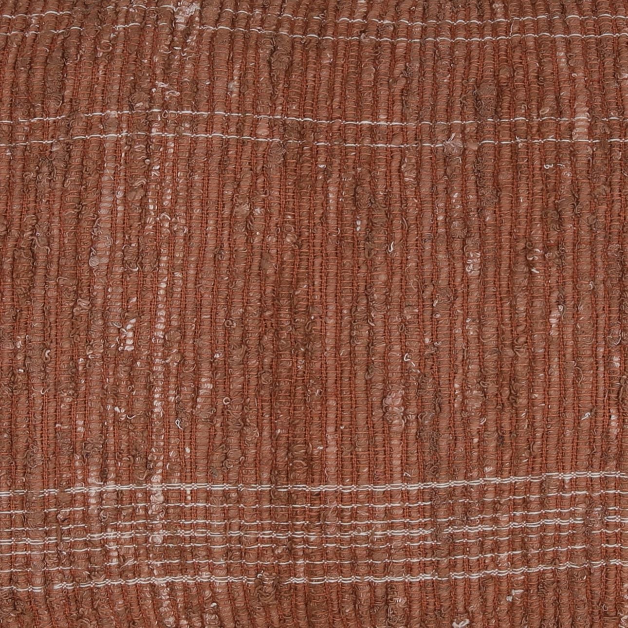 Rust Silk and Cotton Cover Pillow 24 in Wide