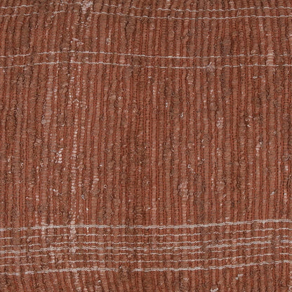 Rust Silk and Cotton Cover Pillow 24 in Wide