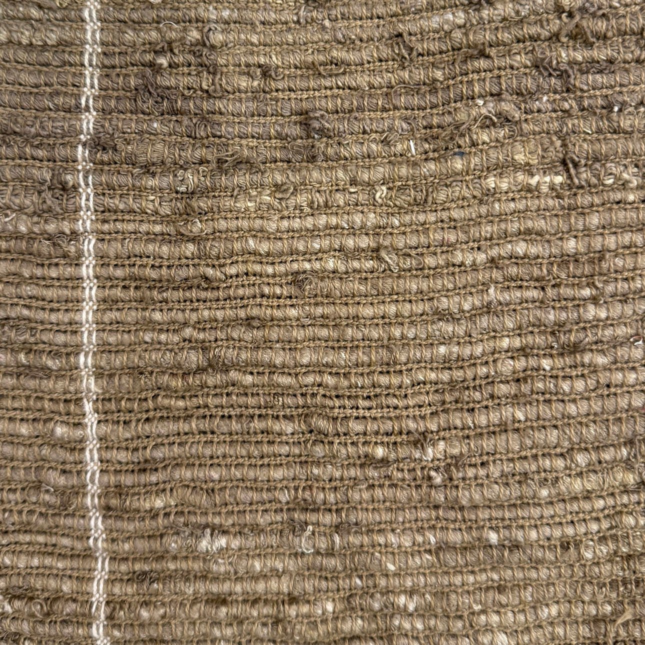 Olive Silk and Cotton Throw 56 in Wide