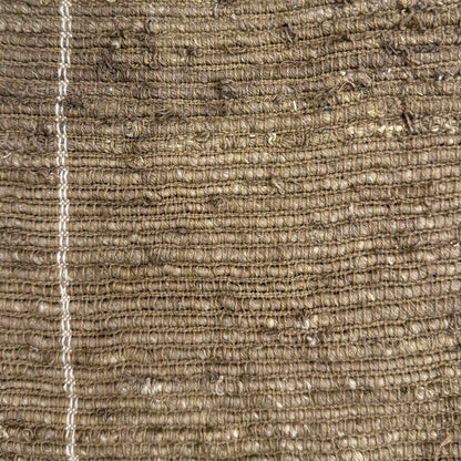 Olive Silk and Cotton Throw 56 in Wide