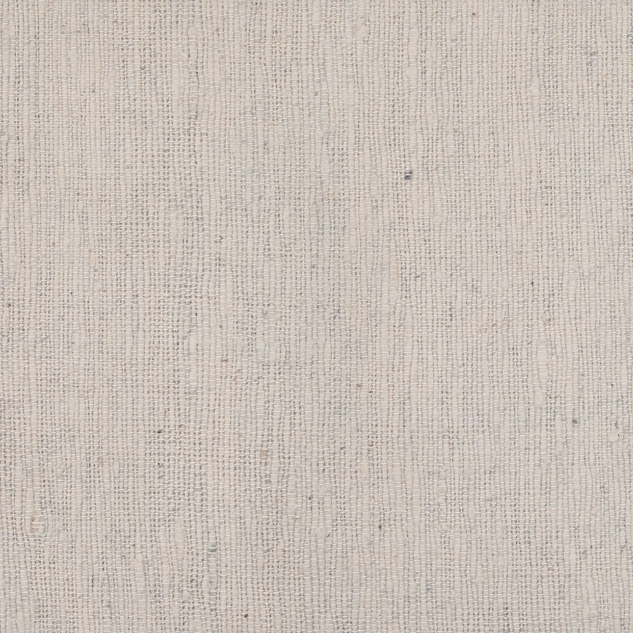 Cream and Black Fabric and Iron Bench 48 in Wide