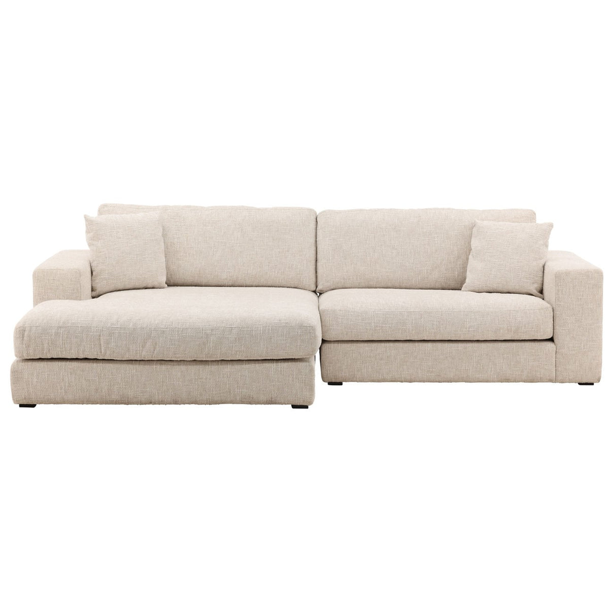 Heritage Basketweave Chenille Fabric Sectional