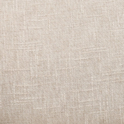 Odyssey Cream Basketweave Chenille Fabric Sectional 108.5 in Wide