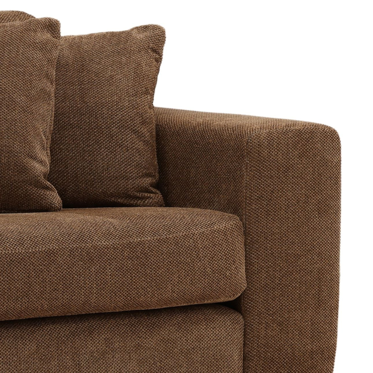 Modern Chunky Woven Chenille Fabric Sofa